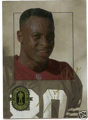 Jerry Rice 1994 Playoff PLAYOFF CLUB  