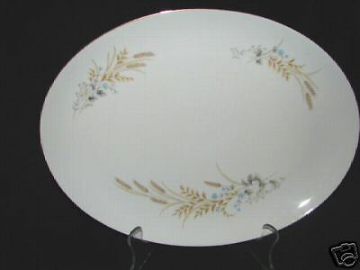 Japan Autumn Wheat Fine China Platter   Japhaw Blue  