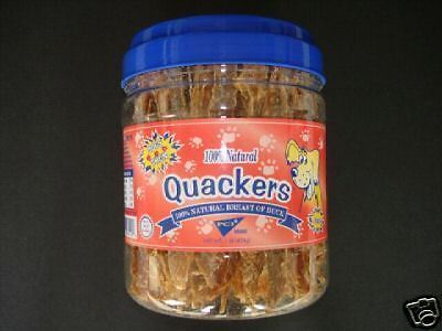 QUACKERS TENDERS 4 pack DOG TREATS, 4lbs. FOOD  