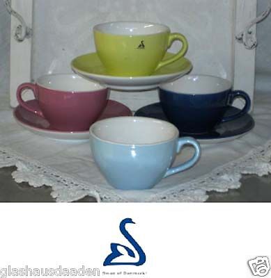 Swan of Denmark Cappuccino   Obertasse hellblau  