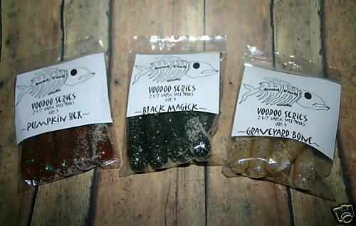 Deadfish Bass Fishing SALT 3 1/2 Tube MIXED LOT x3  