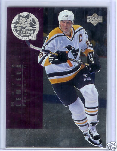 1995 96 Upper Deck All Stars Mario Lemieux & Gretzky  