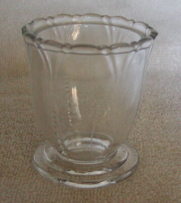 Gorgeous Vintage Heisey Glass Empress Mustard Jar  