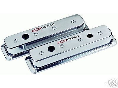 SBC CENTERBOLT CHROME VALVE COVERS LT1 CHEVY SMALL SB  