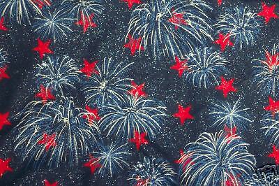 PATRIOTIC Sparkle FIREWORKS & Chenille Dress CUSTOM  