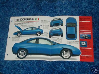 1997 Fiat Coupe 20v Turbo IMP Brochure  