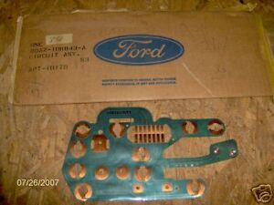 Ford ka instrument cluster printed circuit #1