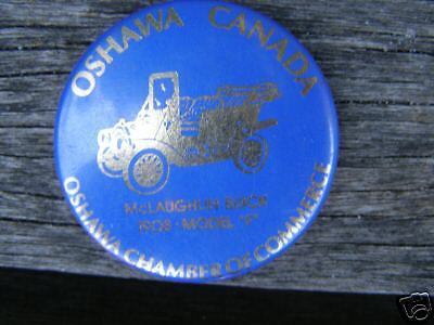 VINTAGE 1908 MODEL F McLAUGHLIN BUICK CANADA PIN BADGE  