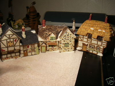 Dickens Village Dickens Original Cottages Set of 3  