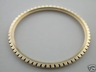 GOLD BEZEL INSERT FOR OLDER ROLEX GMT 18KY GOLD 16750  