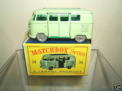 MATCHBOX LESNEY NO.34 VOLKSWAGEN CARAVETTE VN MIB  