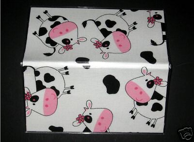 Cute COWS Fabric 2 Year Calendar Planner * Cow Spots  