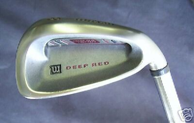 Wilson Deep Red Pitching P Wedge Original Regular Flex Steel Fat Shaft 