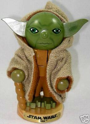 2007 ADLER WOODEN *YODA* NUTCRACKER STAR WARS NIB  