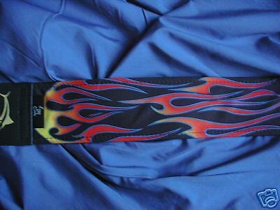 Ralph Marlin Flame Design Guitar Strap  