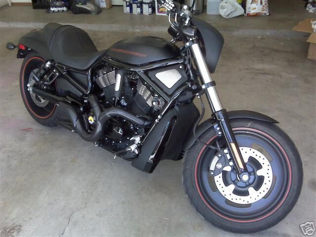 Toxic Turbine Black Ceramic V Rod Exhaust Pipes vrod  