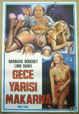   Poster Spaghetti A Mezzanotte Barbara Bouchet Lino Banfi Comedy