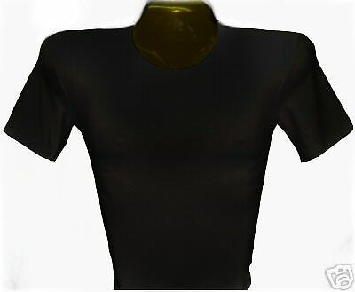 Compression T Shirt Gynecomastia Undershirt 3XL Blk  