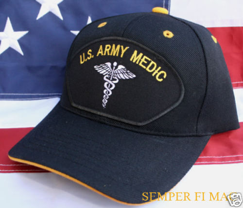 US ARMY MEDIC HAT USA COMBAT TEAM WOWAH IRAQ VIETNAM  