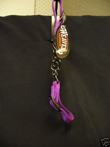 NEW WEAVER NYLON CURB STRAP WESTERN HORSE TACK PURPLE  