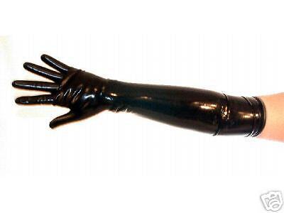 TRANSLUCENT Latex Rubber Opera Gloves, Size XL  