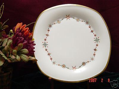 Lenox ETERNAL White CHRISTMAS Square Accent Plate NEW  