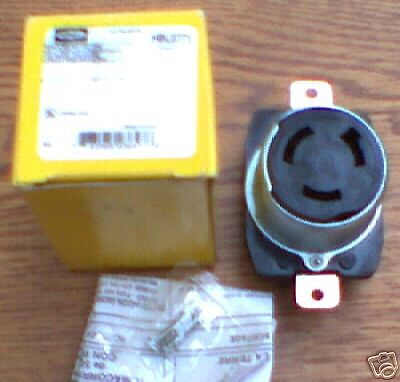 NEW HUBBELL HBL3771 RECEPTACLE 50 AMP 600 VAC 250 VDC  