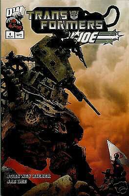 TRANSFORMERS GI JOE #4 DW COMICS JAE LEE ART RARE PRIME  