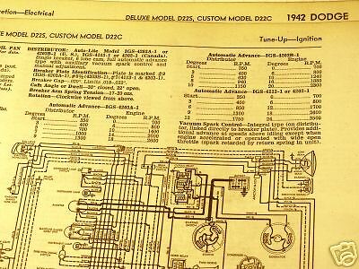 DODGE 1942 NATIONAL SERVICE DATA MANUAL PAGES  