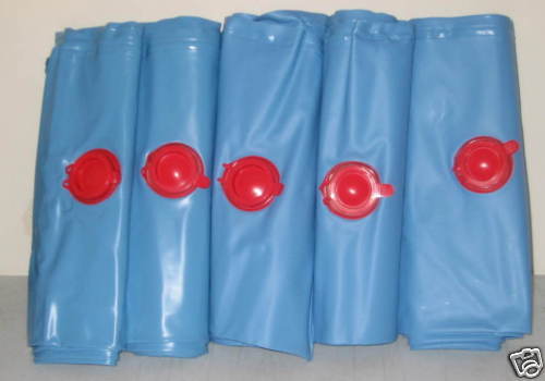 HEAVY DUTY 8 Pool Cover Winter Water Bag Tubes 5PK  