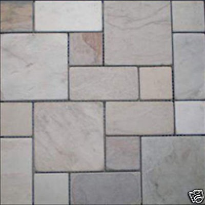 SLATE MOSAIC GRANITE FLOOR TILE   AUTUMN VERSI PATTERN