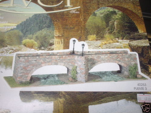     STONE BRIDGE RIVER SERIES 1/87 SCALE KIT WITH BRICKS,WOOD,METAL