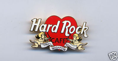 singapore hard rock cafe 1997 valentine day pin