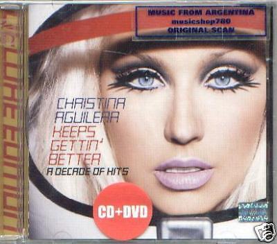 CHRISTINA AGUILERA, KEEPS GETTING` BETTER, A DECADE OF HITS + 3 BONUS 