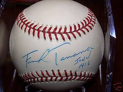 FRANK TANANA (Tigers) signed baseball w/ COA  