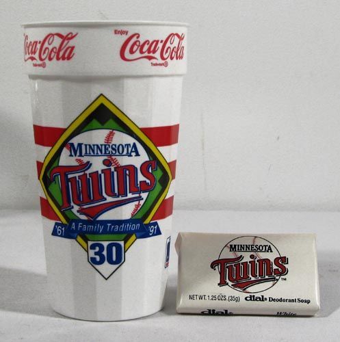 Minnesota Twins 30th Anniversary Cup & Soap Set  