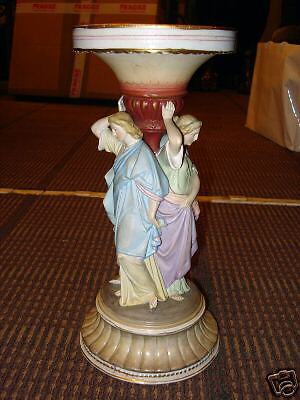 Mint Condition Classic German Meissen 3 Graces Vase  