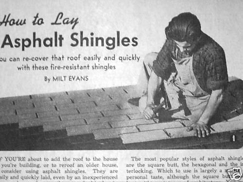 How to lay ASPHALT SHINGLES Instructions  