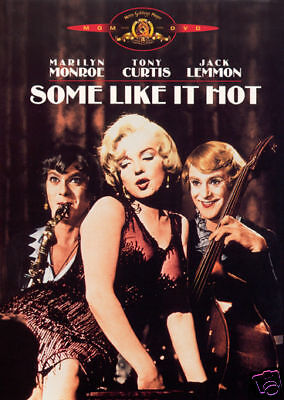 Some like it hot Marilyn Monroe movie poster print #2