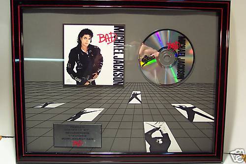 One Of A Kind Michael Jackson Memorabilia, Bad Album  