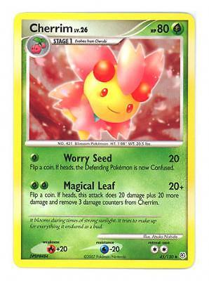 POKEMON CARD CHERRIM LV.26 45/130 DIAMOND & PEARL  