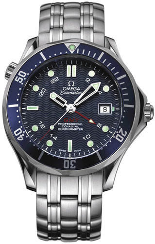 OMEGA SEAMASTER GMT AUTOMATIC WATCH *NEW*  