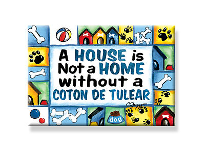Coton de Tulear DOG Magnet Over 1000 designs available  