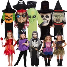 Kids Halloween Party Trick Or Treat Fancy Dress Costumes
