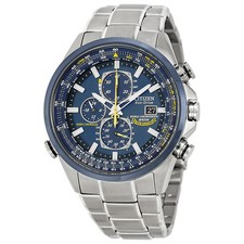 Citizen Men's AT8020-54L "Blue Angels" Stainless Steel Eco-Drive Dress Watch