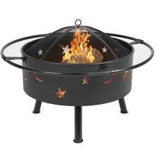 Best Choice Products 30" Fire Pit BBQ Grill FireBowl Patio Fireplace Firepit