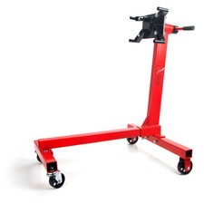 JEGS 80040 Red Engine Stand 1000 lbs Capacity 360 Degree Head Motor Stand