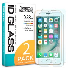 For iPhone 8 Plus / 7 Plus | Ringke Tempered Glass Clear Screen Protector [2pcs]