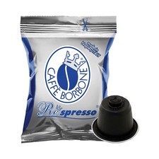 100 Cialde Capsule Caffè Borbone Respresso Miscela Blu compatibile Nespresso